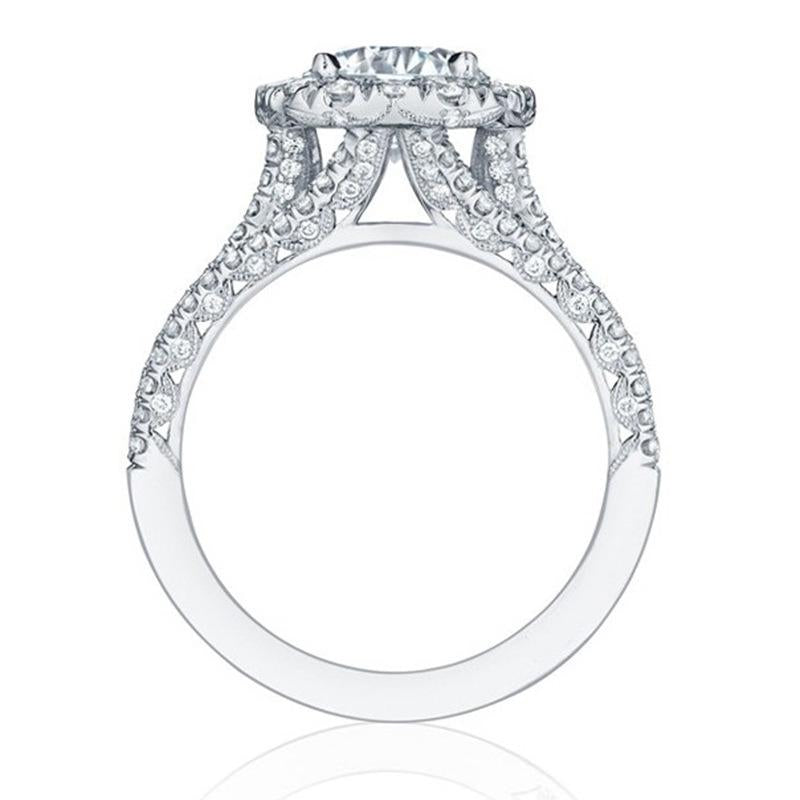Trendy Full-Pavé Triple-Row Ring – Elegant & Bold Women's Fashion Jewelry with Dazzling Shine & Luxury Finish