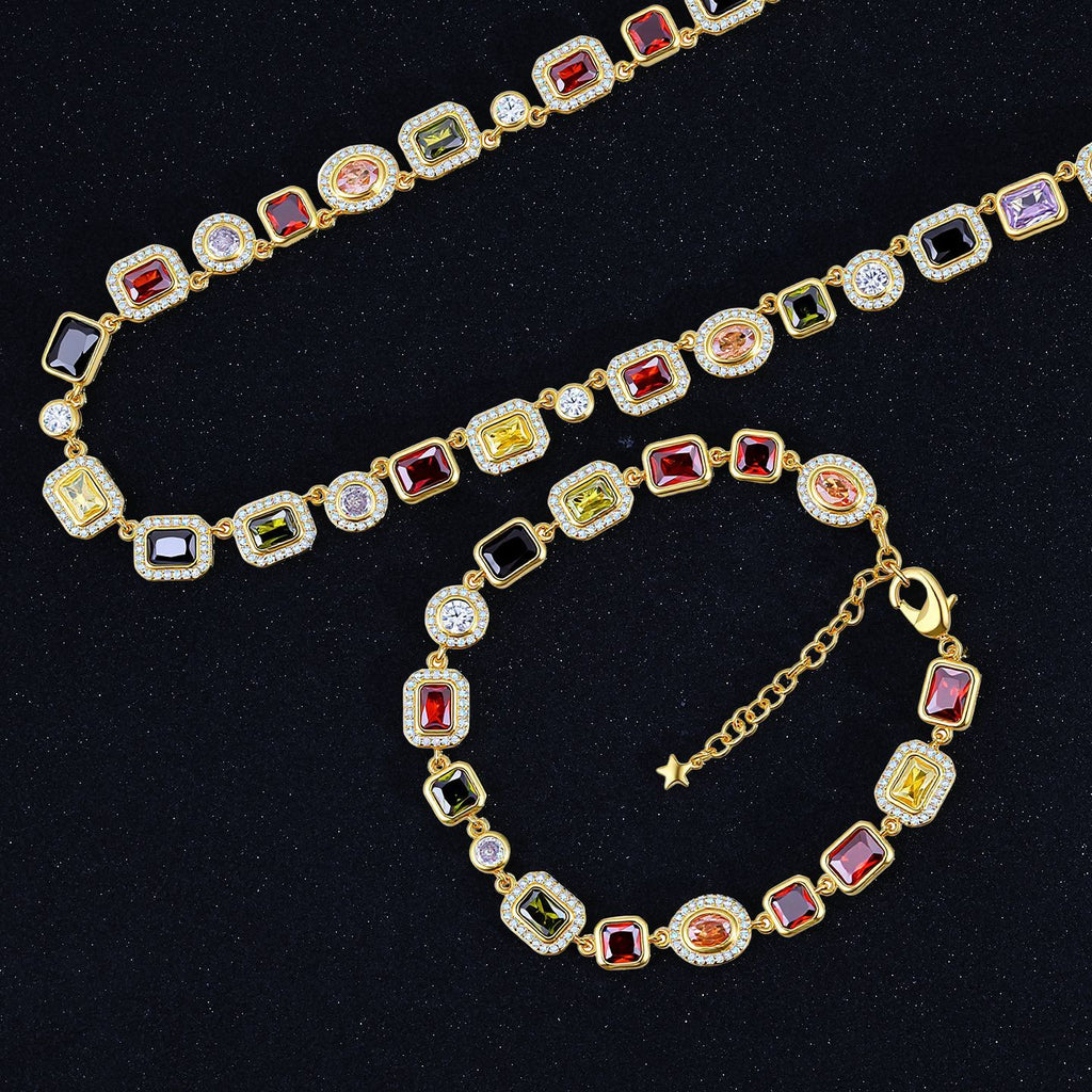 Solstice Purely Gems 纯铂金项链 – 光滑银铂融合，极致精湛工艺，奢华简约吊坠